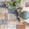 Nuloom Mindy Faded Contemporary Tiles Fringe Area Rug 4ft x 6ft KHMC51A-406 - alternate 4